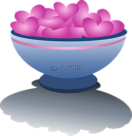 情人節(jié),碗,心