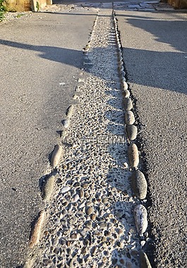 街,鵝卵石,路徑