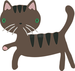 猫,卡通,搞笑
