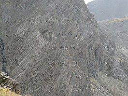 mont 珀,allos 湖,山
