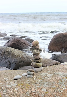 平衡,波羅的海,海灘