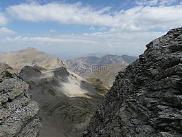 mont 珀,allos 湖,阿爾卑斯山