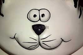 猫,瓷器,公仔