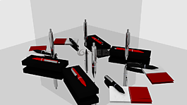 kulis,記事本,3d