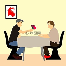 日期,晚餐,給