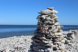 石,海,灰色