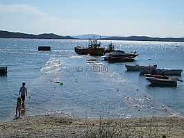 海,地平線,藍(lán)色