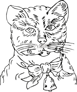 貓,鐘,寵物