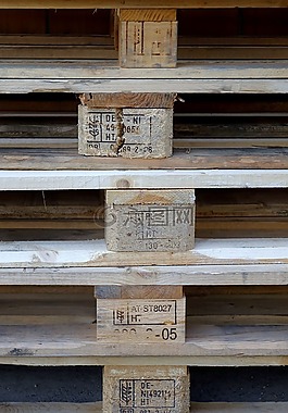歐元托盤(pán),堆棧,木