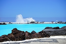 游泳池,池,游泳