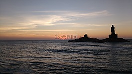 kanyakumari,日出,印度