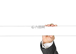手,名片,保持