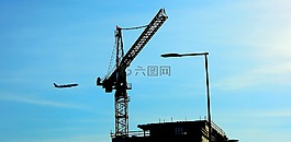 飛機(jī),天空,藍(lán)色