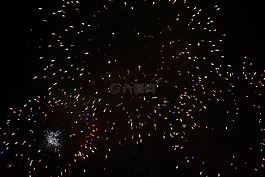 煙花爆竹,火箭,除夕