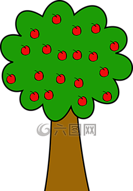 蘋果樹,樹,樹干