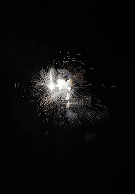 烟花爆竹,火箭,白
