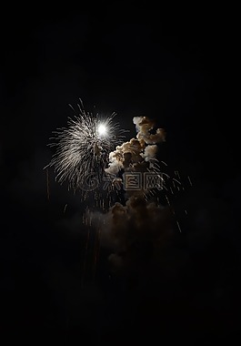 烟花爆竹,火箭,白
