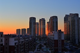 日出,冬天,建設(shè)