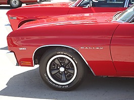 經(jīng)典汽車,馬里布,紅色