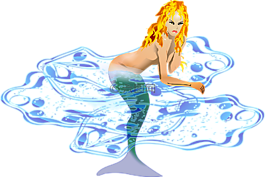美人魚,女子,憤怒