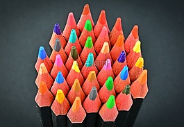 彩色的鉛筆,鋼筆,顏色