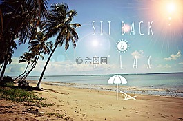 假期,太陽,夏季