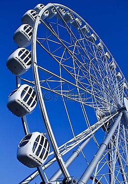 摩天輪,夏季,公園