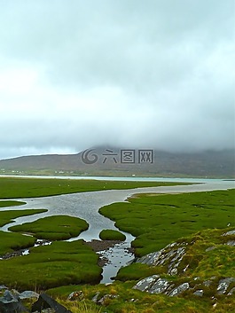 劉易斯,風景,遙遠的視圖