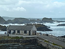 海,石,海岸線