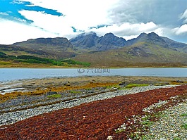 斯凱島,藍斯凱島,山
