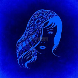 女子,頭發(fā),頭