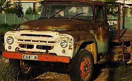 卡車,老,車輛
