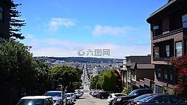 美國,舊金山,倫巴街