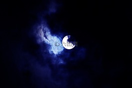 月亮,天空,夜