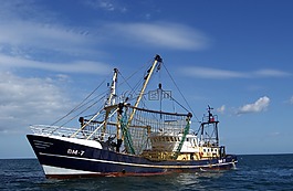 海,拖網(wǎng)漁船,船