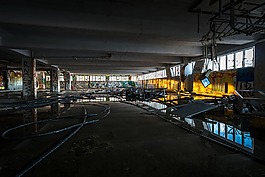城市,倉庫,工廠