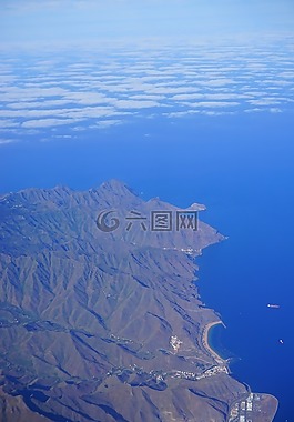 特內(nèi)里費(fèi),鳥瞰圖,島
