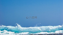 波,氣泡,泡沫