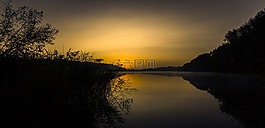 日出,目的地的手指湖,morgenstimmung