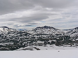 山,火山,景观