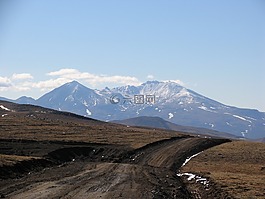 山,火山,景观