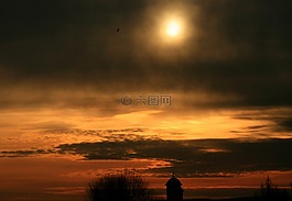 太陽,云,天空