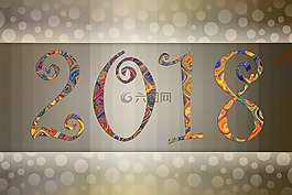 新的一年,多彩,慶典