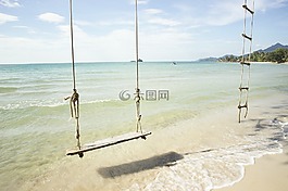 海灘,海,整體的一部分水域