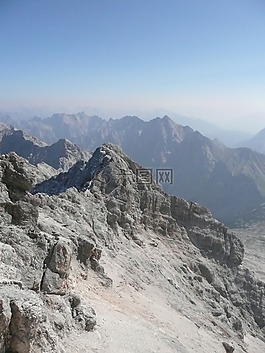 zugspitze,巖,高山