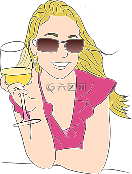 女孩,金發(fā)女郎,放寬