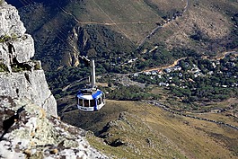 南非,桌山,吊車