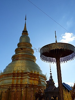 寺,南奔,泰國