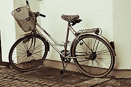 自行車(chē),婦女的自行車(chē),老