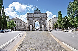 慕尼黑,siegestor,建設(shè)